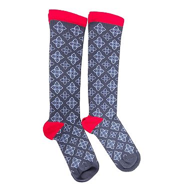 Men's Light Compression Knee High 1 Pair Socks, Great for Travel