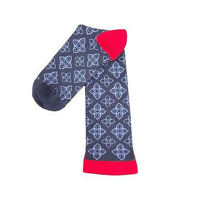Men's Light Compression Knee High 2 Pair Socks, Great for Travel