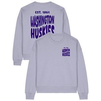 Women's Uscape Apparel Purple Washington Huskies Cloud Sweatshirt