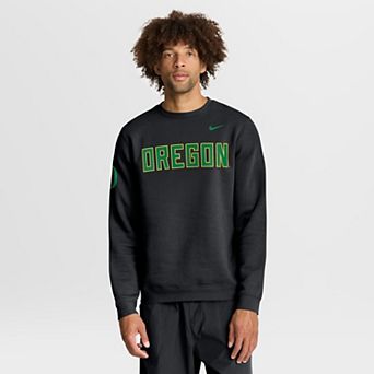 Men's Nike Black Oregon Ducks 2026 Sideline Club Sweatshirt