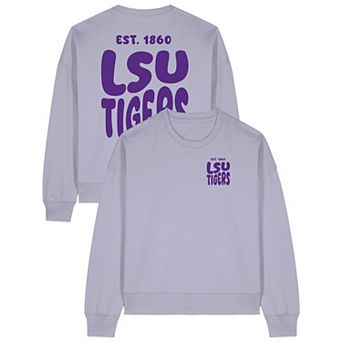 Women's Uscape Apparel Purple LSU Tigers Cloud Sweatshirt