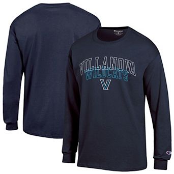 Men's Champion Navy Villanova Wildcats Team Long-Sleeve T-Shirt