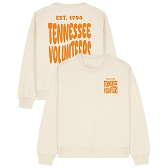 Women's Uscape Apparel Natural Tennessee Volunteers Cloud Sweatshirt