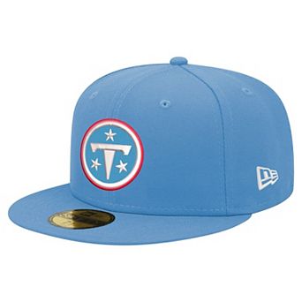 Men's New Era Light Blue Tennessee Titans Primary Logo 59FIFTY Fitted Hat