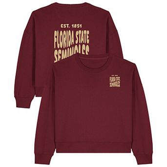 Women's Uscape Apparel Garnet Florida State Seminoles Cloud Sweatshirt
