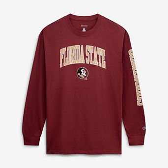 Men's Champion Garnet Florida State Seminoles Big & Tall Arch Over Logo Long Sleeve T-Shirt