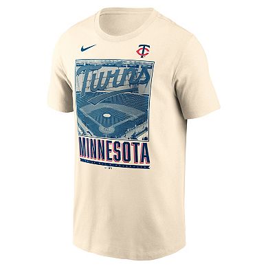 Men's Nike Natural Minnesota Twins Local T-Shirt