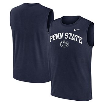 Men's Nike Navy Penn State Nittany Lions Primetime Legend Arch Dri-FIT Muscle Tank Top