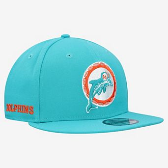 Men's New Era Aqua Miami Dolphins 9FIFTY Snapback Hat