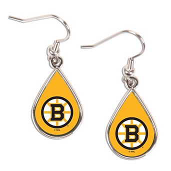 WinCraft Boston Bruins Tear Drop Earrings