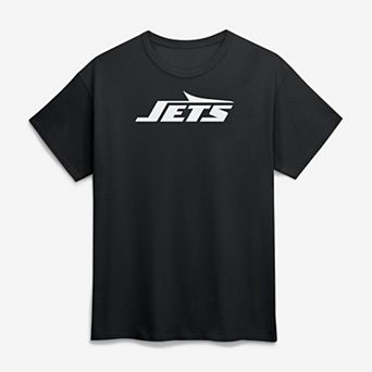 Men's Logo Athletic Black New York Jets Primary Logo T-Shirt