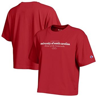 Women's Champion Garnet South Carolina Gamecocks Home Wordmark T-Shirt