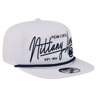 Men's New Era White Penn State Nittany Lions Team Rope 19TWENTY Adjustable Hat