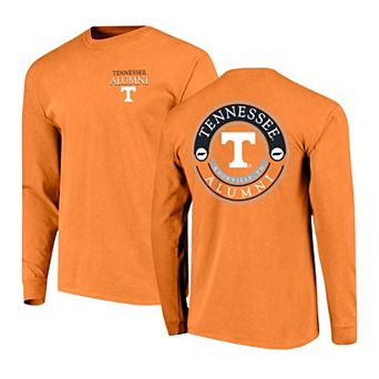 Men's Tennessee Orange Tennessee Volunteers Circle Seal Alumni Long-Sleeve T-Shirt