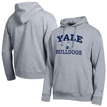 Men's Champion Heather Gray Yale Bulldogs Team Hoodie