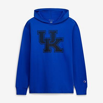 Men's Champion Royal Kentucky Wildcats Tonal All-Star Long Sleeve Hooded T-Shirt
