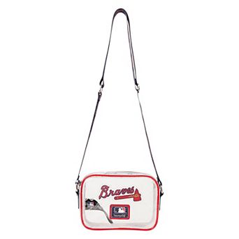 Loungefly Atlanta Braves Clear All Over Logo Crossbody Bag