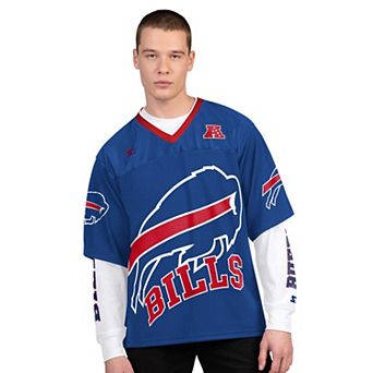 Men's Starter Royal/White Buffalo Bills Short Sleeve & Long Sleeve T-Shirt Combo Pack
