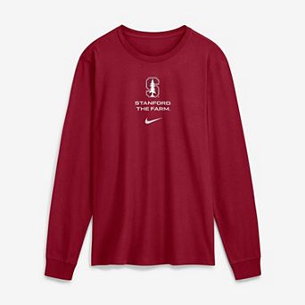 Men's Nike Cardinal Stanford Cardinal 2026 Sideline Dri-FIT Long Sleeve T-Shirt