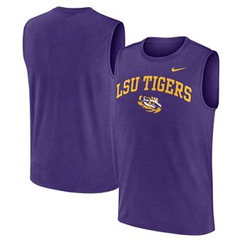 Men's Nike Purple LSU Tigers Primetime Legend Arch Dri-FIT Muscle Tank Top
