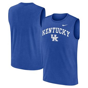 Men's Nike Royal Kentucky Wildcats Primetime Legend Arch Dri-FIT Muscle Tank Top