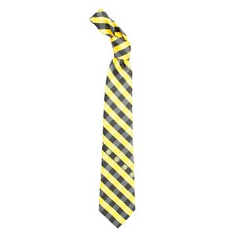Boston Bruins Woven Checkered Tie