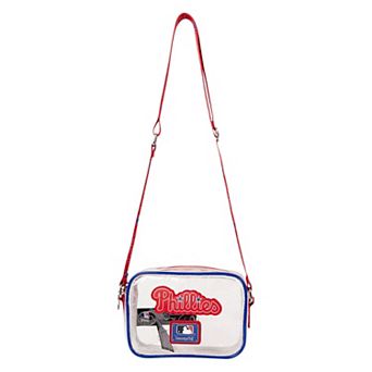 Loungefly Philadelphia Phillies Clear All Over Logo Crossbody Bag