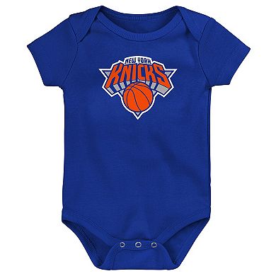 Newborn Outerstuff Blue New York Knicks Primary Logo Creeper