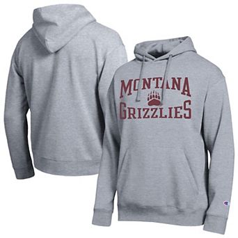 Men's Champion Heather Gray Montana Grizzlies Team Hoodie