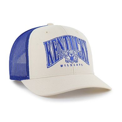 Men's '47 Natural Kentucky Wildcats Drawbridge Trucker Adjustable Hat
