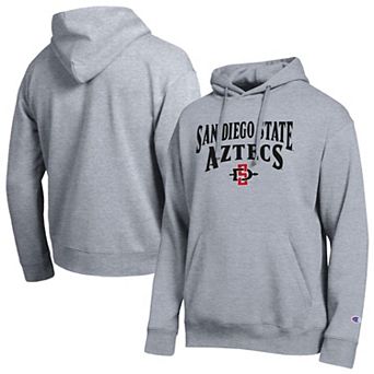 Men's Champion Heather Gray San Diego State Aztecs Team Hoodie