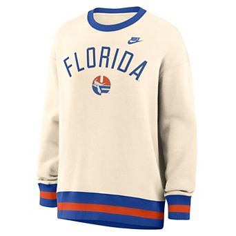 Women's Nike Natural Florida Gators Legacy Pullover Sweatshirt