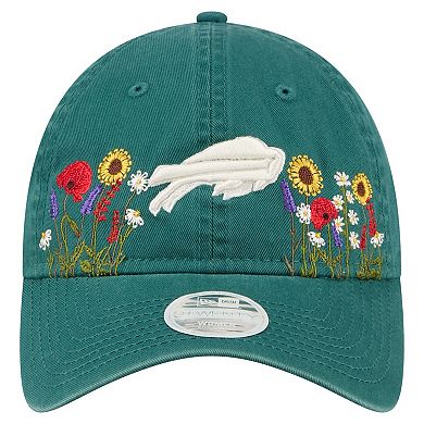 Women's New Era Green Buffalo Bills Wildflower 9TWENTY Adjustable Hat