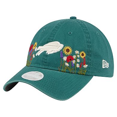 Women's New Era Green Buffalo Bills Wildflower 9TWENTY Adjustable Hat