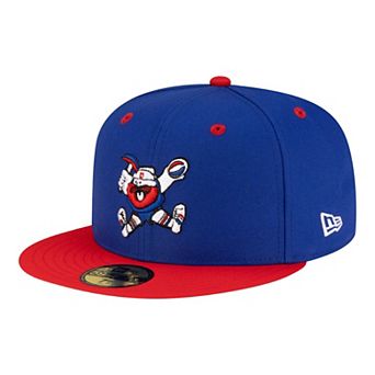 Men's New Era Royal/Red Denver Nuggets 80s Throwback 59FIFTY Fitted Hat