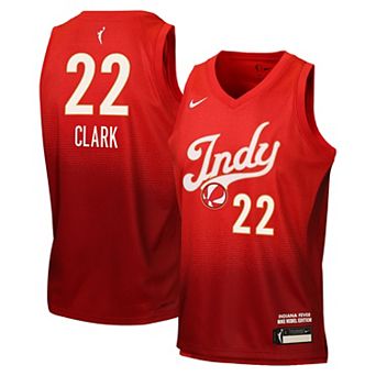 Youth Nike Caitlin Clark Red Indiana Fever Victory Jersey - Rebel Edition