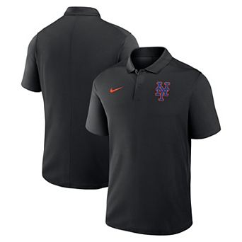 Men's Nike Black New York Mets Alternate Victory Dri-FIT Polo