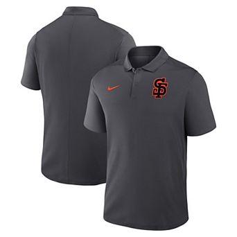 Men's Nike Anthracite San Francisco Giants Alternate Victory Dri-FIT Polo