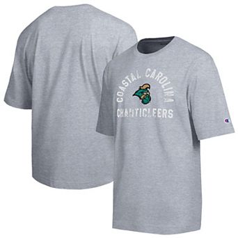 Men's Champion Heather Gray Coastal Carolina Chanticleers Weathered Team T-Shirt