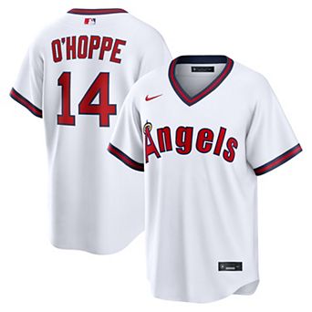 Men's Nike Logan O'Hoppe White Los Angeles Angels Alternate Replica Jersey