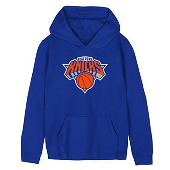 Preschool Outerstuff Blue New York Knicks Primary Logo Hoodie