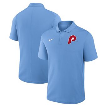 Men's Nike Light Blue Philadelphia Phillies Alternate Victory Dri-FIT Polo