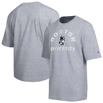 Men's Champion Heather Gray Boston University Team T-Shirt