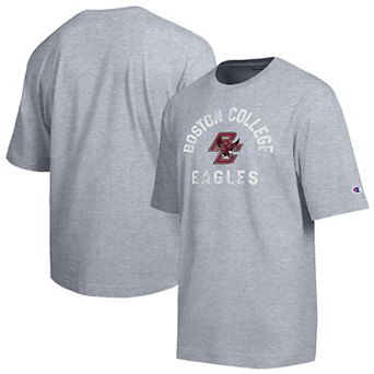 Men's Champion Heather Gray Boston College Eagles Team T-Shirt