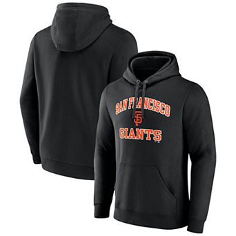 Men's Logo Athletic Black San Francisco Giants Heart & Soul Hoodie