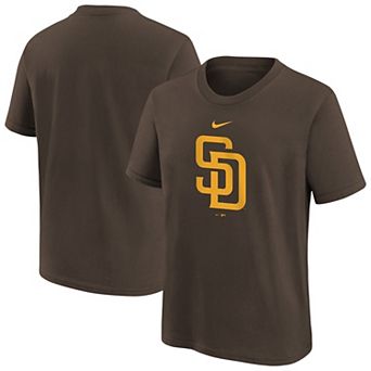 Youth Nike Brown San Diego Padres Large Logo T-Shirt