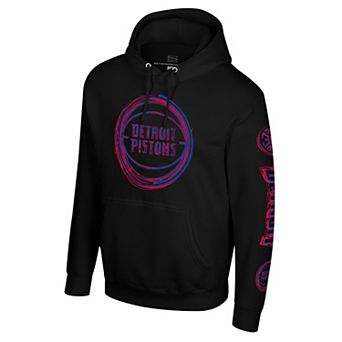 Unisex Stadium Essentials Black Detroit Pistons Elementized Ride Hoodie