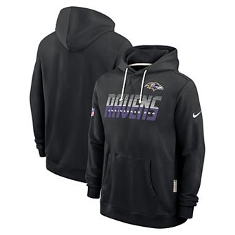 Men's Nike Black Baltimore Ravens Sideline Standard Issue Dri-FIT Hoodie
