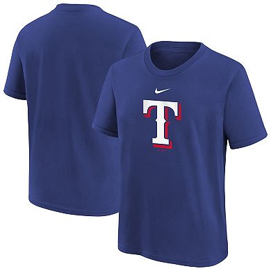 Youth Nike Royal Texas Rangers Large Logo T-Shirt