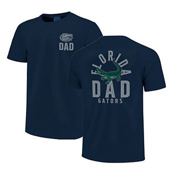 Men's Navy Florida Gators Father's Day Mascot Overlay T-Shirt